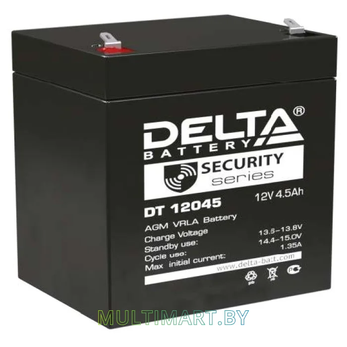 Аккумулятор для ИБП Delta Vision DT 12045 F2 (12В/4.5 А·ч)
